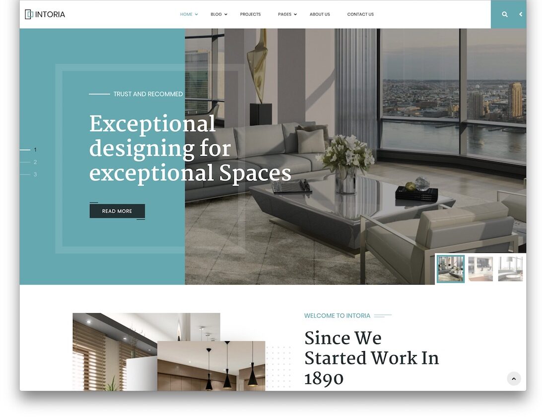 Interior Design and Architecture Website Design